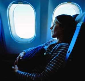 Er det trygt å gå om bord på et fly for gravide?