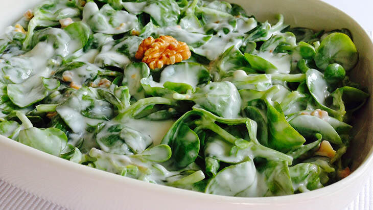 Portulak Salat Opskrift - Hvordan laver man Portulak Salat med Yoghurt og hvidløg?