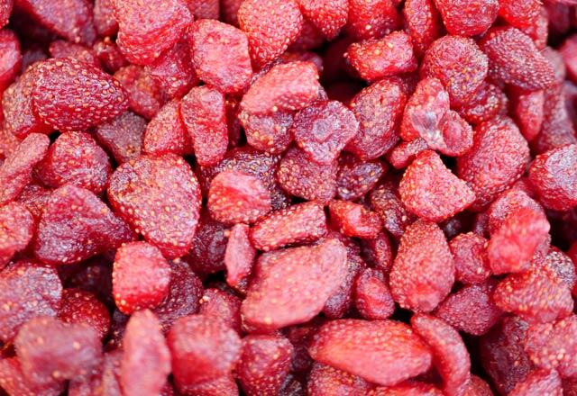 Rezept zum Trocknen von Erdbeeren