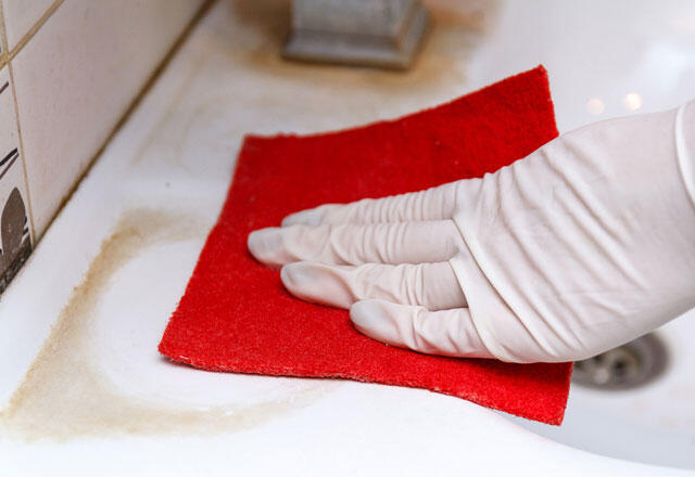 Hvordan fjerner man skimmelsvamp på badeværelset?