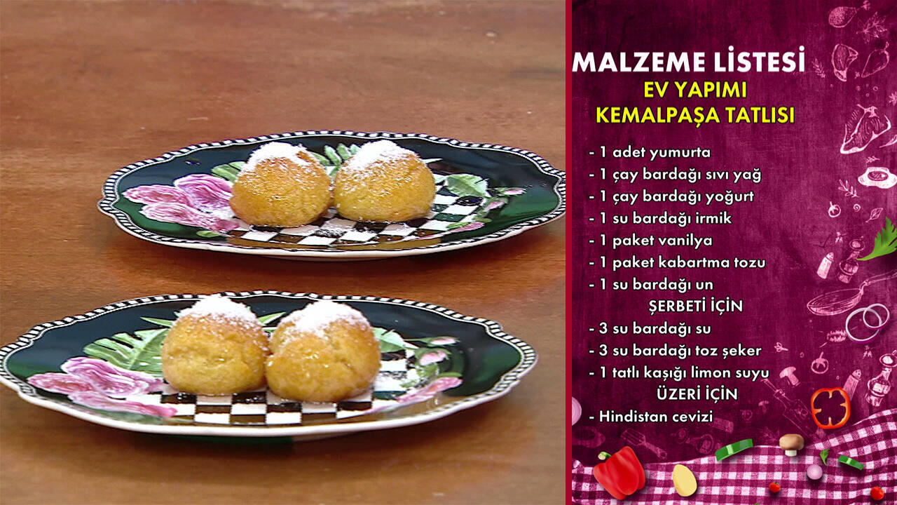Hjemmelaget Kemalpasa Dessert oppskrift og ingredienser | Hvordan lage hjemmelaget Kemalpaşa-dessert?