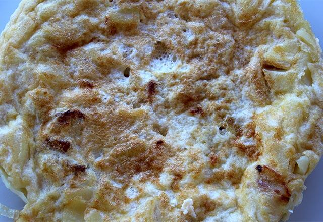 Recept na zemiakovú omeletu